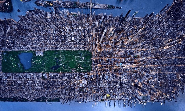 Bird's Eye View of NYC