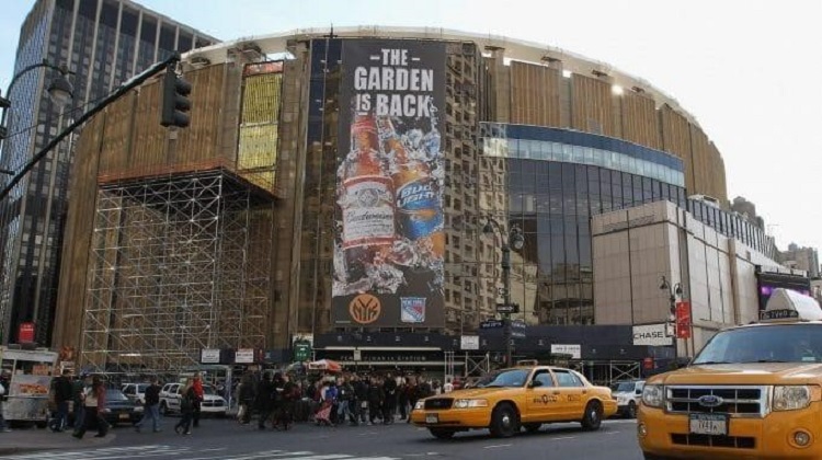 the Knicks at Madison Square Garden
